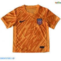 Camisa de time de futebol Estados Unidos Goleiro Replicas 2º Equipamento Copa America 2024 Manga Curta
